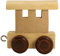 Buchstabenzug aus Holz, Buchstaben Zug, Lok, Waggon, A-Z, H je ca. 5,5 cm, Wunschname (Waggon)