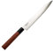 KAI Seki Magoroku Redwood Yanagiba 24,0 cm Klingenlänge - 1K6 Edelstahl mit 57 (±1) HRC - hochglanzpolierte Klinge - Pakkaholz Red Wood - Handgefertigt in Japan