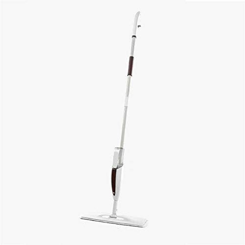 JTKDL Microfibra Spray Mop por Madera Suelo Mojado y en seco de Limpieza de Microfibra fregona de Polvo de 360 ​​Vueltas Grado del Tanque de Agua del rociador Azul Negro (Color : Black)