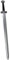 LOOYAR 104,1 cm Wikinger Alter Mittelalter PU Schaum Schwert Waffe Spielzeug für Berserker Soldat Ritter Krieger Kostüm Kampf Spielen Halloween Cosplay LARP