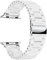 MaKTech Dreiteilig Keramik Armband Kompatibel mit Apple Watch Series 10/9/Ultra 2/SE/8/7[2024] (46mm/45mm/44/49mm,Weiß)