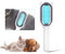FuninCrea 4 in 1 Universal Pet Knots Remover, Pet Cleaning Hair Removal Comb Portable Multifunctional Pet Hair Knot Remover Reusable Pet Hair Brushing Tool for Pet Hair Cleaning and Grooming (Blue)