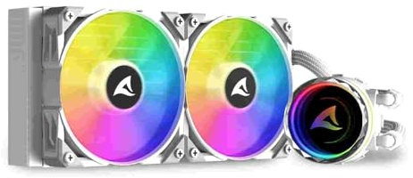 Sharkoon S80 RGB, AIO Wasserkühlung weiß, Typ 240