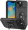 Hitaoyou iPhone 15 Plus Case with Camera Cover & Kickstand, Military Grade Shockproof Heavy Duty Protective Magnetic Car Mount Holder for iPhone 15 Plus 6.7