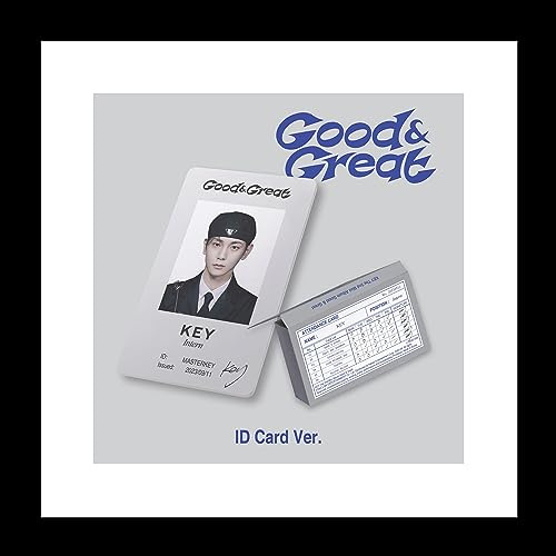 SHINee KEY Good & Great 2nd Mini Album Contents+Tracking Sealed (QR Version)