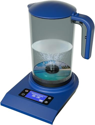 GOSOIT Wasserstoff Wasser flasche Wasserstoff Wasser Generator Ionisator Wasserstoff Alkalischer Wasser Maker Maschine mit SPE und PEM Technologie 2000ML/70Oz