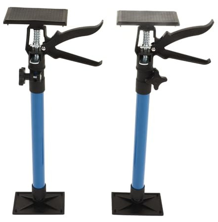 flexman 2 Barras Extensión Soporte para Gabinete con 4 Placas Soporte, Sistema Soporte Tercera Mano Acero Inoxidable 20 a 45 Pulgadas, Herramienta de Elevación Manual para Marcos