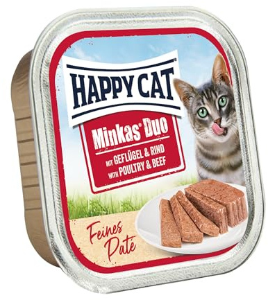 Happy Cat Minkas Duo Geflügel & Rind Paté 100 g