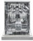 Svan Lavavajillas 60 cm Inox SJ12600EX. 1900W, 12 Cubiertos, 2 Bandejas, 5 Programas, Control Electrónico, Función Stop&Go, Secado Super Active, Bajo nivel Sonoro, Eficiencia Energética Clase E