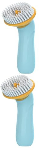 YARNOW 2St Badebürste für Haustiere Haarbürstenreiniger Haustierpflegewerkzeug tierhaar bürste tierhaarbürste Massagebürste für Hunde Tragbare Duschbürste für Haustiere Universal- Shampoo