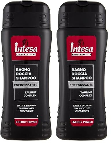 Intesa Bagnodoccia Shampoo Energy Power, 500ml (Confezione da 2)
