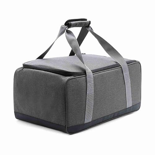 Brrnoo Camping Cookware Bag with Handles, Utensils Organizer for Outdoor Stove Storage, Cooking Tote Bag for Grills Accessories, 33-Liter Capacity Lightweight 700g, 49 x 30 x 22.5cm Travel-Friendly