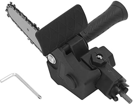 Yinhing Adaptador de Taladro Eléctrico a Motosierra, Cabezal Convertidor, Accesorio de Sierra de Taladro de Acero Inoxidable, Accesorio de Taladro de Motosierra con (para Taladro