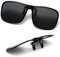 SUZEYEN Polarisierte Clip-On Sonnenbrille für Herren & Damen – UV400 Blendschutz, Hochklappbare Gläser, Passend über Korrektionsbrillen – Ideal für Autofahren, Reisen & Outdoor-Sport