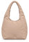 GOT BAG Shoulder Bag CLOUD | Recycelte Nylon Puffer Handtasche | Recycelte Nylon Shopper Tasche | Wasserabweisende Puffy Schultertasche mit Magnetverschluss (sandbar)