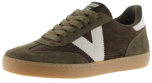 victoria Sneaker Berlin Ciclista 1126220 | Cord & Kontrast & Passende Veloursleder-Einsätze & Karamellsohle für Damen