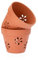 OLegei 3pcs Pots de Fleurs en Terre Cuite avec Trous et soucoupes Petits Pots pour Plante à l’extérieur et à l’intérieur 15 x 13 cm