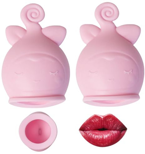 Fish Lip Plumper 2 Stück Fisch Lippe Plumper für sexy Schönheit Mund Schmollmund Enhancer Weiches Silikon Werkzeug Lustiges Gerät für Frauen Natürlich