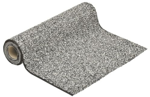 NQJIBUE Item-Stone Liner grau 100x100 cm, Dekor, Springbrunnen & Teiche, Brunnen & Teichzubehör