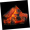 Générique Lampe De Cheminée Artificielle en Résine Flamme De Charbon De Bois Veilleuse Feu De Camp Bûches Lampe De Bureau Feu Artificiel Lampe sans Flamme Lampes À Bûches Flammes