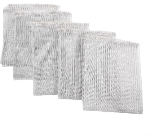 Lot de 5 paniers en maille métallique anti-Gopher en acier inoxydable pour protéger les plantes contre les petits animaux (45 x 40 cm)