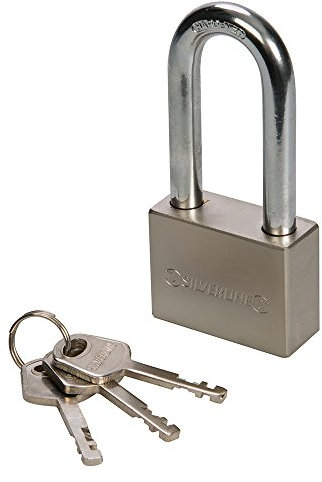 Silverline 199876 Steel Padlock Long Shackle 40 mm