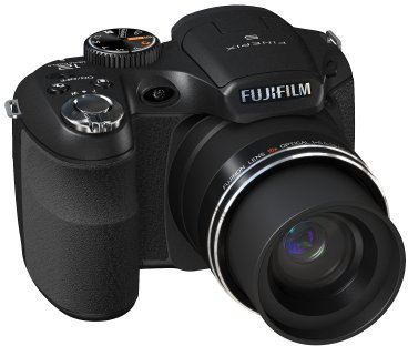 Fujifilm Finepix S1600 Digitalkamera (12 Megapixel, 15-fach opt.Zoom, 7,6 cm Display, Bildstabilisator) schwarz