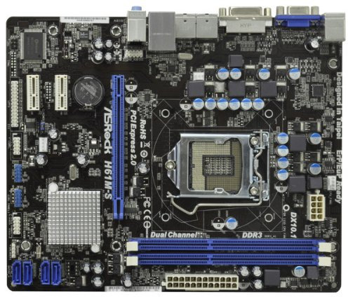 Asrock H61M-S Mainboard Sockel 1155 Mikro ATX DDR3 Speicher
