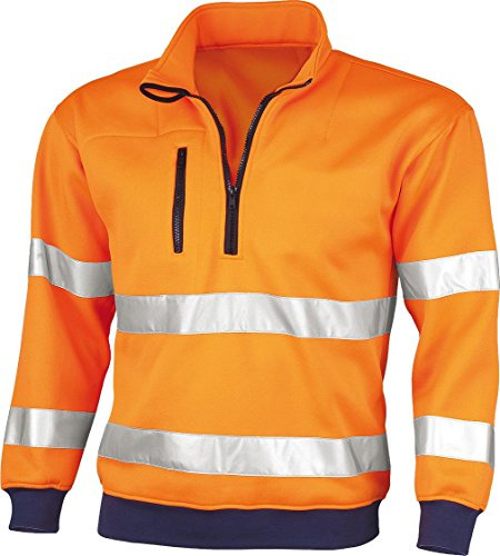 QUALITEX HIGH QUALITY WORKWEAR Warnschutz-Sweatshirt,75% PES/25% Co nach EN 471 Größe XXL