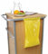 Sacs poubelle à poches jetables, Sachet Plastique, avec bandes adhésives, jaune, 200 Pièces