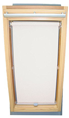 Hochwertiges Sichtschutzrollo Rollo für Velux RG-EP VL,VG,VX 033 weiss // Sichtschutzrollo/Sichtschutz-Rollo/Fensterrollo
