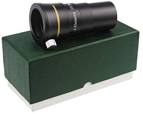 Astromania Telescope Barlow Lens 5X with 4-Elements Multi Coated Lens - 1.25 Inch Fully Metal Telescope Accessory for Astronomy & Astrophotography
