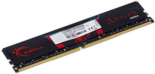 G.Skill Aegis F4-3000C16S-8GISB Memoria RAM da 8 GB, DDR4, 3000 MHz, CL16, Nero