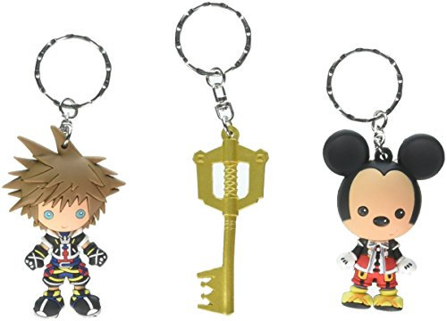 Monogram SDCC 2017 Comic Con Exclusive Kingdom Hearts Lot de 3 Porte-clés