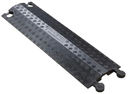 D-Line DO-2B765 Passe Câble Sol Rigide, Goulotte Protection , Couvercle de Câble Robuste pour Usage Extérieur - Cavité du Câble = 45mm (Largeur) x 20mm (Hauteur) - 765mm Longueur - Noir