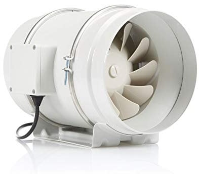 STERR Inline Extractor Fan DFA200 Duct Fan 200 mm / 8’’ - Industrial Fan Low Energy Consumption