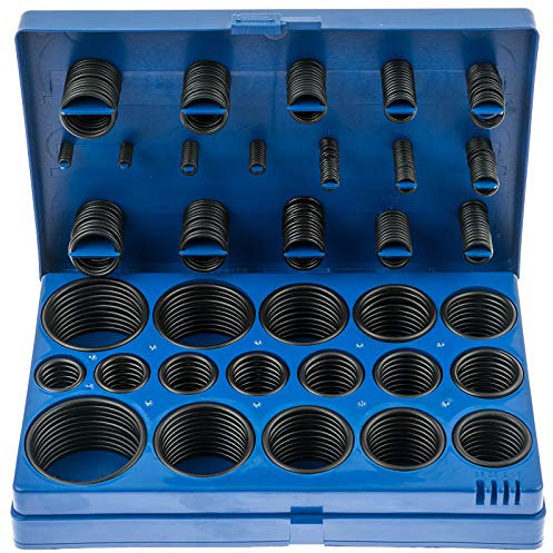 Satra S-419RA | O-Ring-Sortiment, 419-teilig, Dichtungssatz für Öl, Benzin, Säure und Hitzebeständig