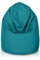 Bepouf - Pouf a Sacco Morbido in Poliestere con Imbottitura in Palline di Polistirolo, Poltrona a Sacco Adatta per Camera e Salotto - Dimensione Media 110x70, Colore Turchese