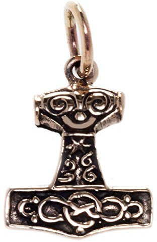 Windalf Anhänger MJØLNER 1.9 cm Kleiner Thors Hammer Edle Bronze
