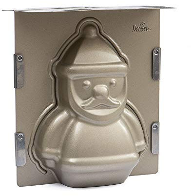 Decora 0075011 Stampo 3d Babbo Natale Antiaderente - 15,5 x 8 x h 20 cm
