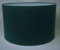 Pantalla Cilíndrica con tela de Algodón, hecha a Mano para Lámpara de Techo, Lámpara de mesa, Lámpara de pie (35 cm Diámetro, 23 cm Altura, Verde Oscuro)