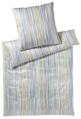 Joop! Bettwäsche Pinstripe lemon 1 Bettbezug 155 x 220 cm + 1 Kissenbezug 80 x 80 cm