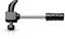 beyoutifulthings Brustwarzen-Piercing Hammer Brust-Piercing Intim-Piercing Nippel-Piercing Chirurgenstahl Schwarz Stab 1,6/12mm