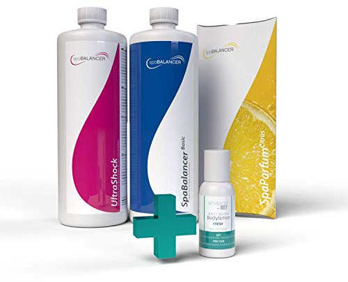 SpaBalancer Probierset groß + Whirlpool+More Bodylotion mit Hyaluron 50 ml