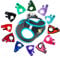 EcoBark Step in Dog Harness - Teacup Dog Harnesses for XXXS, XXS, XS and Small Dog Breeds - Reflective - Adjustable Mini Body Halter Vest - Tiny Soft Mesh Toy Breed (Black and Teal, XXXS)