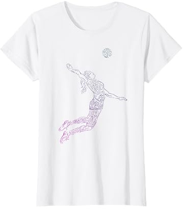 Volleyball Aufschlag Damen Beach Volleyballerin T-Shirt