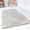 Wecon Home Kuschelig weicher Esprit Hochflor Teppich, bestens geeignet fürs Wohnzimmer, Schlafzimmer und Kinderzimmer RELAXX (80 x 150 cm, hellgrau Creme meliert)
