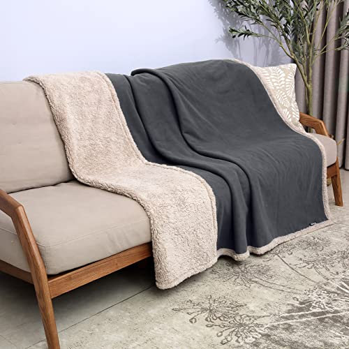 Catalonia Classy Liebesdecke Wasserdicht Decke für Sex, Sex Decke Wasserdicht Kuschelig, Wasserfeste Hundedecke Katzendecke Sofa Schutzdecke, Sofa Bett Decke, XL 200x230 Große Decke, Grau/Taupe