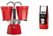 Bialetti - Mini Express Kandisky: Moka Set enthält Kaffeemaschine für 2 Tassen (90ml) + 2 Espressotassen, Rot, Aluminium & Perfetto Moka Classico: Gemahlener Kaffee mit mittlerer Röstung, 250g