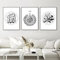 LACETS Islamische arabische Wandkunst Kalligraphie Leinwand Gemälde Ayat Al Kursi Poster Schwarz-Weiß-Druck Bilder Wohnzimmer Wohnkultur-Ohne Rahmen